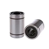 KPEITADVS LM8UU 8 mmリニアベアリング、4個の8 x 15 x 24 mmリニアボールベアリングはCNC工作機械、3 Dプリンターに適している