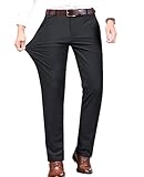 [Rakityo] 冷感パンツ メンズ スラックス アイスシルクパンツ ストレッチ 接触冷感 薄手 涼しい 大きいサイズ 夏 春 秋