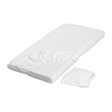 LEN White Fitted Crib Sheets (2 Pack) 28 X 52