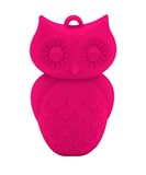 Owl Pendant - Silicone Necklace (Teething/Nursing) (Bubble Gum) [並行輸入品]