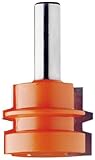 CMT 855.501.11 Reverse Glue Joint Bit, 1/2-Inch Shank, 1-3/4-Inch Diameter, Carbide-Tipped by CMT