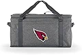 PICNIC TIME NFL アリゾナ・カーディナルズ 64缶 折りたたみ式断熱クーラー (ヘザーグレー)