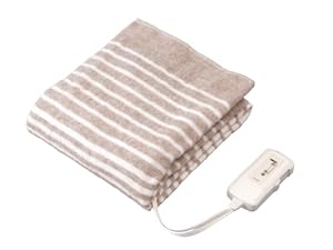 コイズミ 電気毛布 敷毛布 KDS-40222 130×80cm 丸洗い可 頭寒足熱配線 ダニ退治
