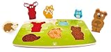 Hape(ハペ) さわってみよう! 森のどうぶつパズル 2才以上 木製 パズル おもちゃ E1621