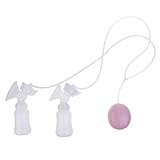 Lovoski 電動乳母ポンプ　　自動搾乳ポンプ　　幼児　　哺乳瓶　　授乳　　コンパクト　　全2様式2色 - ピンク, ダブル