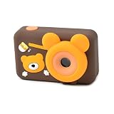 キッズカメラ キッズ ジュニア 子供 ファーストスマイルカメラセルフィ D32 フリー 02.コーヒー