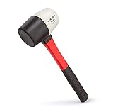 TEKTON 30683 Fiberglass Handle White/Black Rubber Mallet, 16-Ounce [並行輸入品]