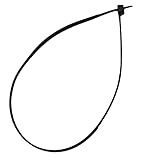 ナイロン結束バンド PA66 (4mm x 300mm 100本, 黒)