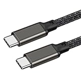 USB Type-C to Type-C Type-Cケーブル 50cm グレー 短い 映像出力