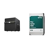 Synology NAS 4ベイ DiskStation DS423 & Synology HDD 8TB HAT3310-8Tx4台