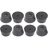 オーディオファン ゴム足 ゴムクッション ネジ止め ゴム底 交換用 フロアプロテクタ ネジ止め ネジ穴ワッシャ付き 約30mm×22mm×15mm ネジ穴5mm 8点セット