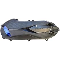KOSO カーボン製シグナスクランクケースカバー 正規品 排気ダクト付軽量クランクケースカバーASSY赤 シグナスX