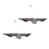 F Fityle 現実的　フライングホーク　装飾　ホークのかかし　ガーデン　ヤード　スクアラー　狩猟　餌　撮影道具