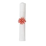 Bubble Bead Coral Napkin Ring