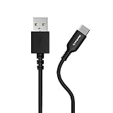 オウルテック 柔らかく断線に強い Type-Cケーブル QC3.0対応 充電 データ転送 3A 高出力 スマートフォン タブレット 120cm 1.2m ブラック OWL-CBKCASR12-BK