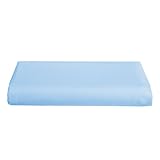Portable Crib Sheet Poly/Cotton - Color: Light Blue by BabyDoll Bedding
