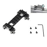 haoguizheng MP5 G3対応 20mmレイルマウント アルミ合金 8スロット、3.5インチロング 次世代 MP5 ローマウントモデルガンパーツ