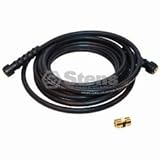 Stens 758-705 Pressure Washer Hose, 3000 psi, 5/16" Inlet, 2 Twist on Ends, 50' Length [並行輸入品]