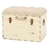 チェスターシリーズ　収納スツール(アンティークホワイト)MC-6007AW　【送料無料】（収納スツール、小物入れ、チェア、椅子、イス）