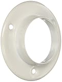 ジョン・スターリングrp0039 wt25ホワイトスチール1 – 3 / 8 " FASTマウントクローゼットPro Closetポールソケット( 2パック)