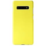 Orancio Galaxy S10 用 ケース 耐衝撃 薄型 ハードケース ギャラクシーS10 PCハードケース SC-03L SCV41 イエロー