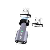 日本の中小企業 MSL FORCE USB-C to USB-C 変換用アダプタ Type-c 10W PD 480Mbps 急速充電 tz67 tz68 Micro-USBコネクタ 2個 180°回転式