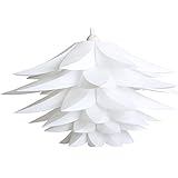 Lightingsky Ceiling Pendant DIY IQ Jigsaw Puzzle Lotus Flower Lamp Shade Kit with 40 Inch Hanging Co