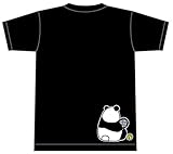 Tシャツ テニス【硬式テニス パンダ休憩中】【16500】【限定】 ブラック Mサイズ