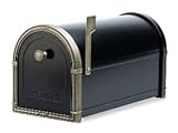 建築メールボックスCoronadoメールボックスブラックwithnアンティークブロンズby建築メールボックス