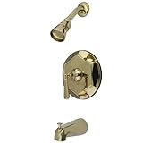 Kingston Brass KB4632HL Metropolitan Tub and Shower Faucet, Polished Brass [並行輸入品]