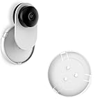 Yiホームカメラ壁マウント Yi 1080p/720pホームカメラ360度回転ブラケット Y3カメラマウント ウォールマウント 屋内Y3ホームセキュリティカメラ用 360度回転ブラケットホルダー Y3防犯カメラスタンド Miホームセキュリティカメラアクセサリー （固定ネジ、ステッカー付き）