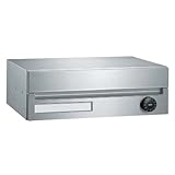 ナスタ(NASTA) 防滴型ポスト 静音大型ダイヤル錠 ボンメール レインボー KS-MB326S-L 120×360×274 ヘアライン