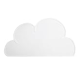 GudeHome シリコン 雲形 ランチョンマット インファント 小型 ディナー ポータブル テーブルマット ベビー 防水性 食事用マット