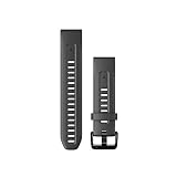 GARMIN(ガーミン) 純正交換用バンド QuickFit F7S 20mm Graphite fenix7S 対応 【日本正規品】 ブラック 010-13102-21