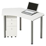 Garage パソコンデスク L型デスク D2 D2-B-ST 白 ホワイト