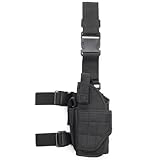 Alioay レッグホルスター レッグ ホルスター ハンドガン 装備 ハンドガン 脱着可能 ベルクロ式 軽量