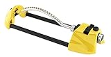 Dramm 15003 ColorStorm Premium Metal Oscillating Sprinkler with Brass Nozzle Jets, Yellow [並行輸入品]