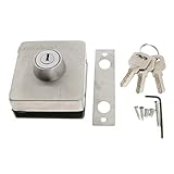 B Blesiya ドアロック　ガラス　　面付きシリンダー錠　ガラス扉　回転ボルト　交換　修理　工具 防犯関連グッズ