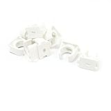 uxcell　パイプクランプ　クリップ　継手　スナップイン　プッシュフィット　PVC-U　オープンウォーター　20mmダイヤ 　10個入り