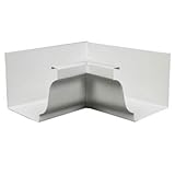 Amerimax Home Products192014" Galvanized Inside Mitre-4" WHITE INSIDE MITRE (並行輸入品)