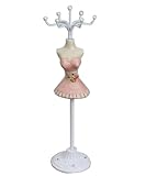 インテリア小物 アクセサリー収納 ジュエリースタンド ディスプレイラック ジュエリーラック ネックレス掛け イヤリングスタンド おしゃれ（ホワイト）