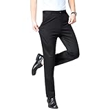 [HMT] スラックス メンズ ズボン スーツパンツ 秋服 ロングパンツ メンズ ビジネス 仕事着 パンツ ノータック ストレッチ ウォッシャブル スリム 美脚 大きいサイズ 春秋冬服