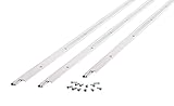 m-d建築製品91850 36-inch by 84-inch圧縮Weatherstrip with Aluminum停止ドアわき柱キットwithネジ、ホワイト