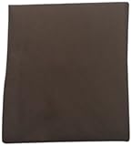 Baby Doll Bedding Solid Round Crib Sheet, Chocolate by BabyDoll Bedding