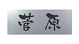 丸三タカギ 彫り込み済表札 アクリル APG2-S-1-3-菅原 【完成品】
