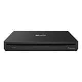 Pioneer 外付けブルーレイドライブ BDR-XS07UHD@6X スロットローディングポータブル マットブラックボディ USB 3.1 Gen1(3.0) BD/DVD/CDライター.BDXLとM-Discフォーマットをサポート.Cyberlinkソフトウェア付属
