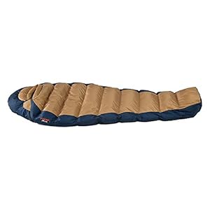 NANGA Aurora Light 350DX Sleeping Bag (AURLT25 Gold, Long, with Lifetime Warranty) and Original Large Sticker (15x15cm)