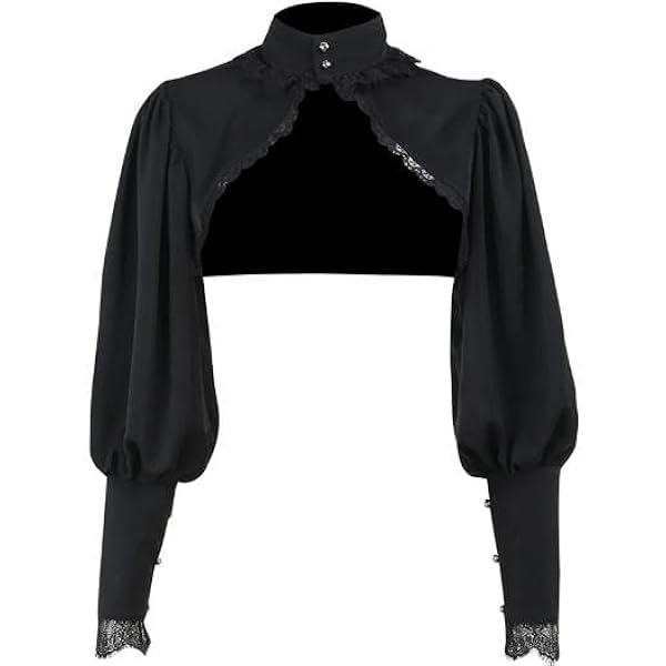 Amazon.co.jp: [UpdateClassic] ゴスロリ風 ボレロ 姫袖 カーディガン