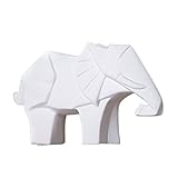 Homestia 象の像の彫刻 装飾品 置物 現代 シンプル ファッション アクセサリー 装飾品 M