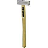 金賞藤元 ステンレス四角玄能 鏡磨 尺2(360mm)柄 300g